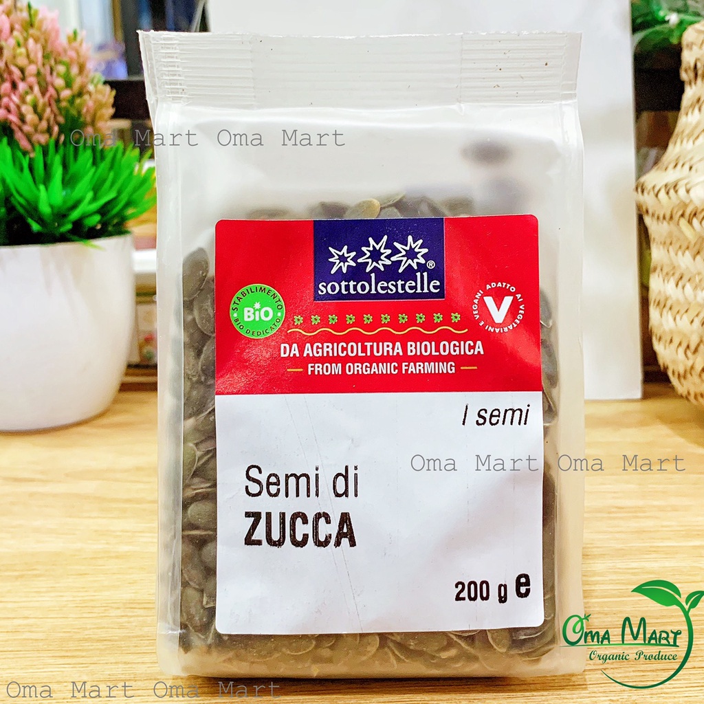 Hạt bí hữu cơ Sottolestelle 200g
