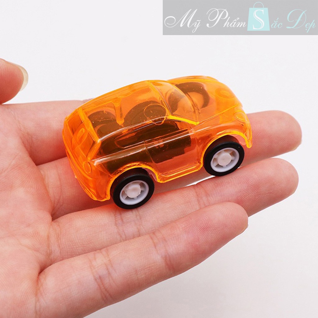 Xe Ô tô đồ chơi mini nhựa trong dây cót siêu dễ thương đồ chơi cho bé từ 2 đến 10 tuổi chất liệu nhựa