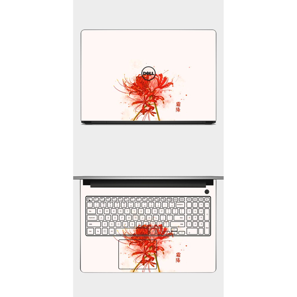 [SKIN HOA BỈ NGẠN] Skin laptop mẫu hoa bỉ ngạn. Full Các Dòng Như: Dell, Hp, Acer, Asus, Macbook,...in hình theo yêu cầu