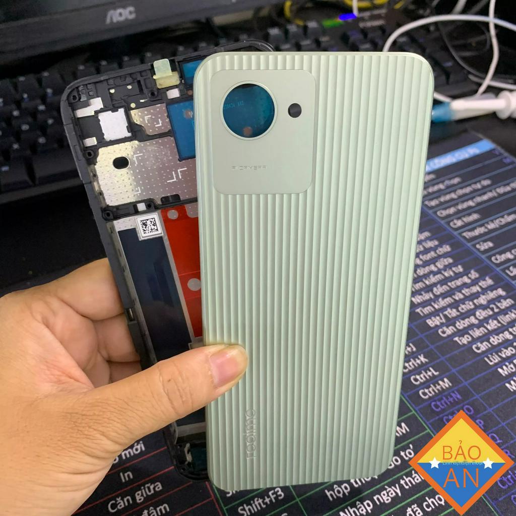 bộ vỏ realme C30 dùng chung c30s zin