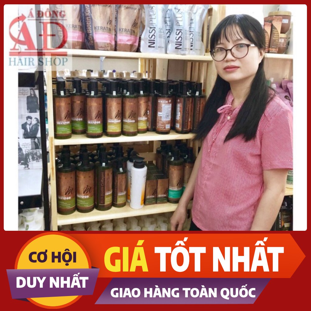 [Chính hãng] [1000mlx2] Cặp dầu gội xả Biotin & Collagen trắng phục hồi chống rụng và kích thích mọc tóc của Ý 1000ml