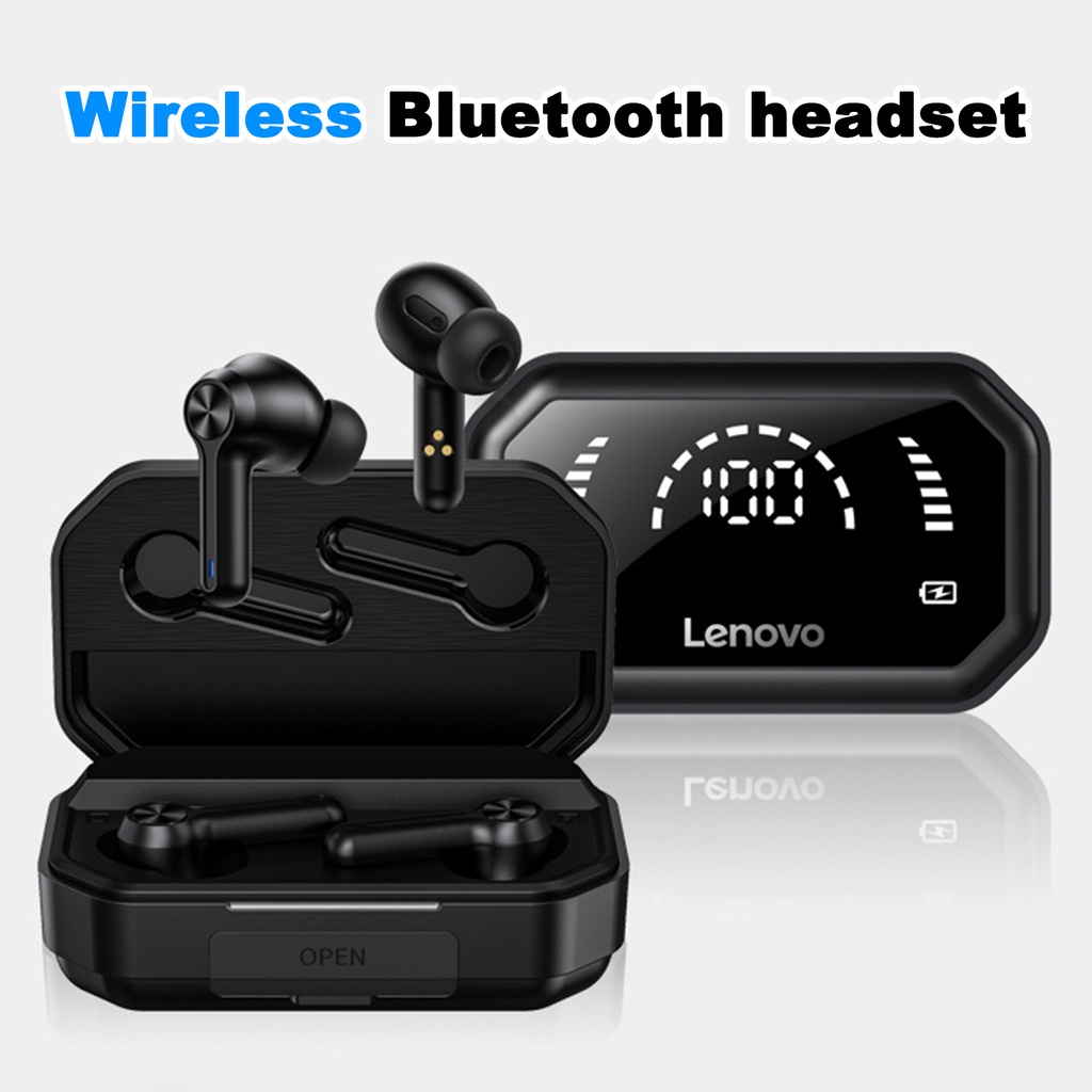 Tai nghe bluetooth Lenovo LP3Pro có đèn LED hỗ trợ giảm tiếng ồn thiết kế nhỏ gọn thích hợp dùng khi tập luyện thể thao