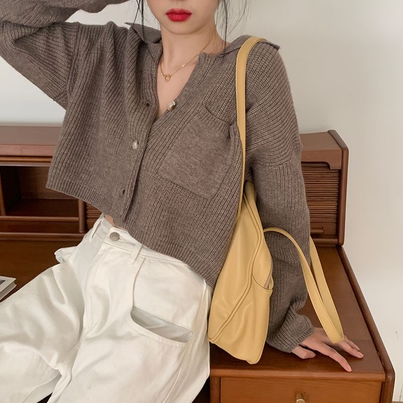 (299) Áo cardigan dáng ngắn len dệ kim hàng order (có ảnh thật ở cuối)
