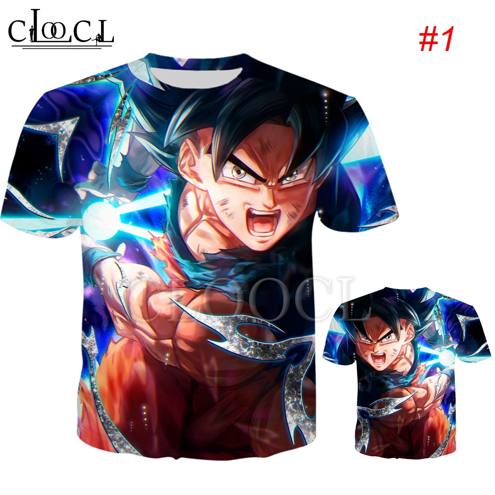 CLOOCL Dragon Ball 3D Print Casual T-Shirts