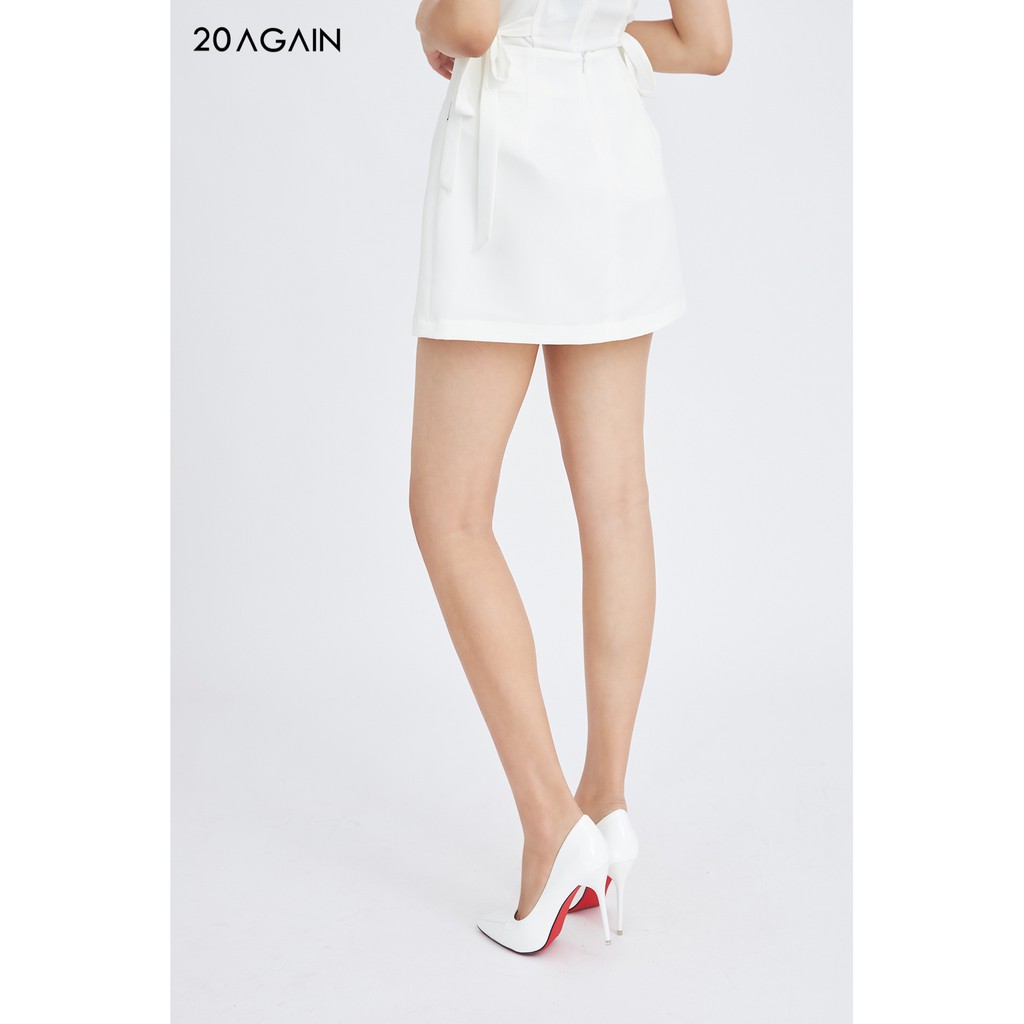 Chân váy A ngắn cạp liền chiết ly - 20 Again - JAA1094 | BigBuy360 - bigbuy360.vn