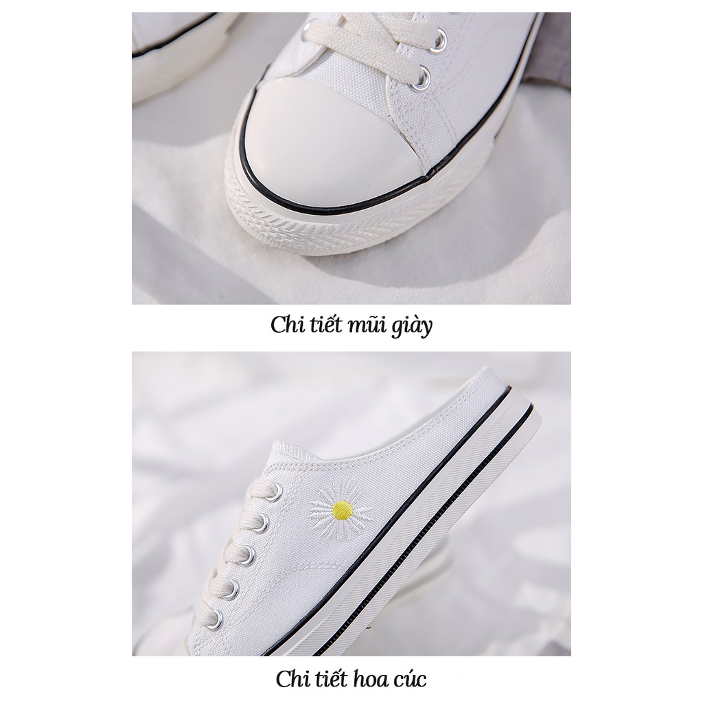 Giày sục hoa cúc mới | BigBuy360 - bigbuy360.vn