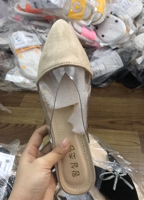 Dép Sục Nữ Viền Mica - kèm video