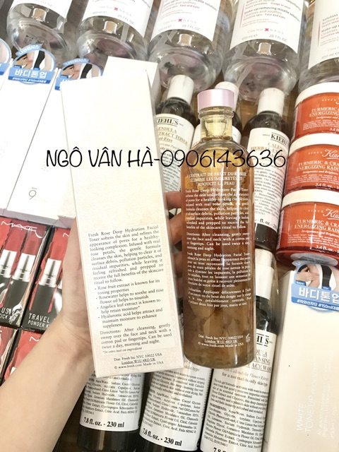 [FRESH] Toner Hoa Hồng Fresh Rose Deep Hydration 250ml