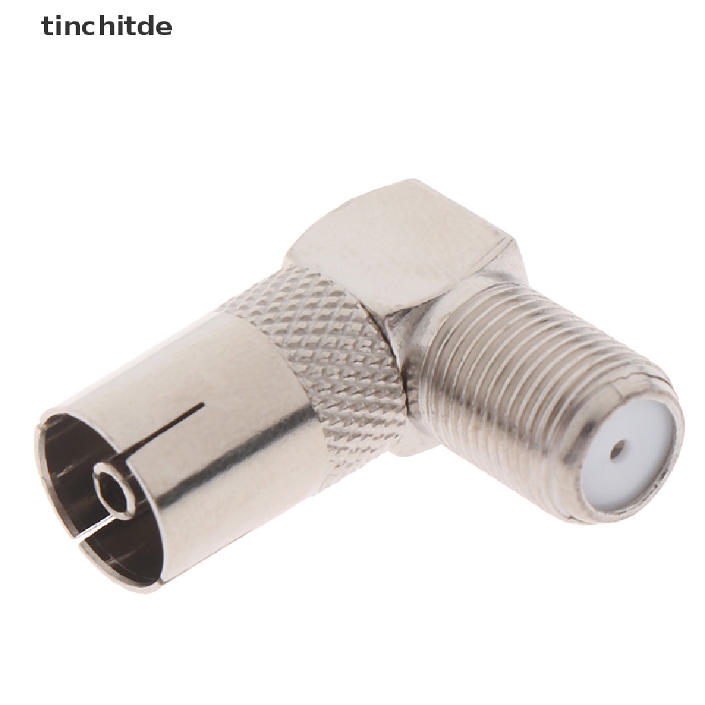 Bộ 5 Đầu Nối RF Góc 90 Độ Nối F Female Sang Female Cho TV