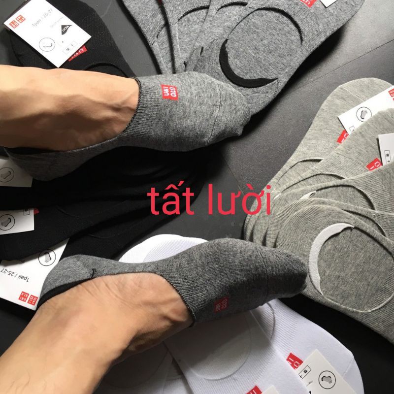 5 đôi tất lười nam nữ uniquino,tất hài nam cổ ngắn,vớ cotton siêu đẹp chống hôi chân_alida2010