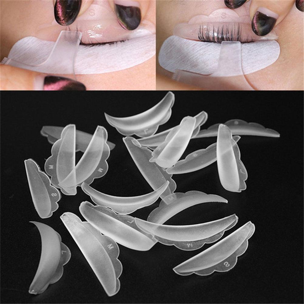 Set 5 cặp đệm silicon M1 M2 L X3J3 cho lông mi giả M5B4
