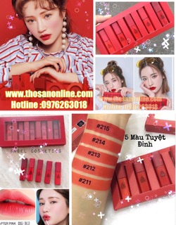 SON 3CE RED _SET SON 5 CÂY MINI
