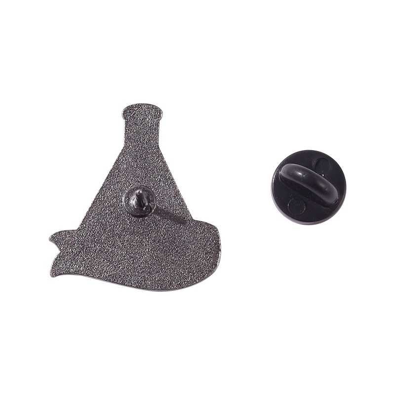 Ghim cài áo QIHE JEWELRY tráng men 5 kiểu tùy chọn phong cách thí nghiệm hóa học hoạt hình