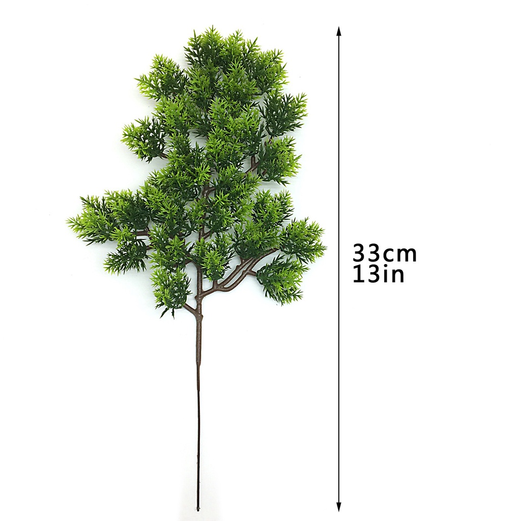 Cây lá thông nhân tạo bằng nhựa dùng trang trí để bàn