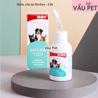Nước Rửa Vệ sinh Tai Cho Chó Mèo Ear Care Bioline 50ml
