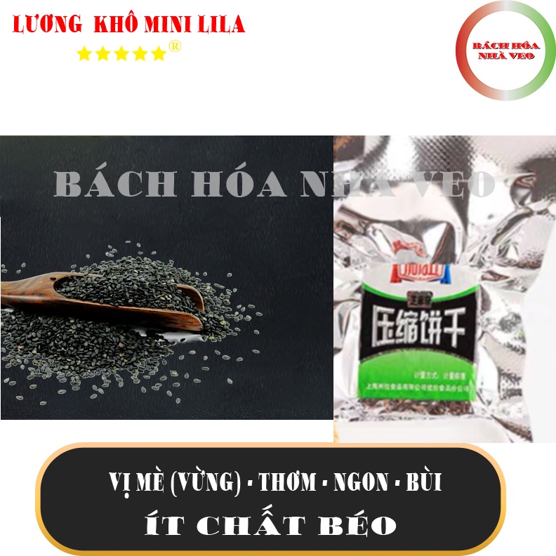 Lương Khô Mini LiLa, Bánh Lương Khô Nhỏ Dinh Dưỡng Cao, Tự Chọn Vị, Hàng Chính Hãng - Date Mới