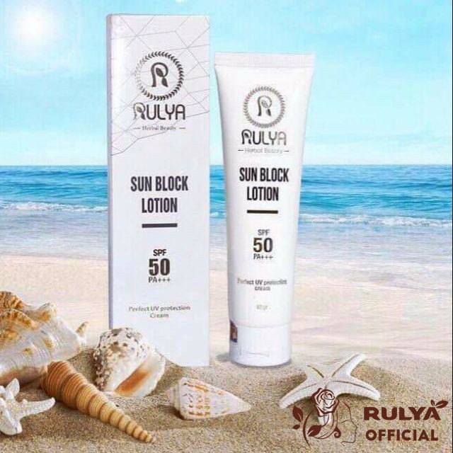 Kem chống nắng RULYA Sun Block Lotion bảo vệ da ngăn ngừa lão hóa - RULYA STORE | BigBuy360 - bigbuy360.vn