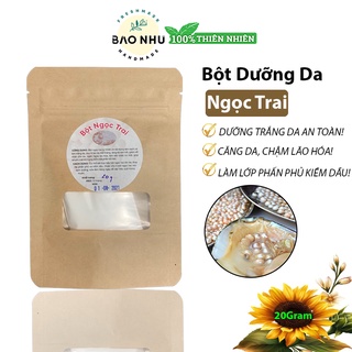 Bột Ngọc Trai (Có Ánh Xà Cừ) Handmade - Trắng Da