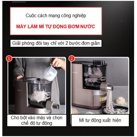 Máy làm mì cao cấp Joyoung L30 tự động cân bột và bơm nước