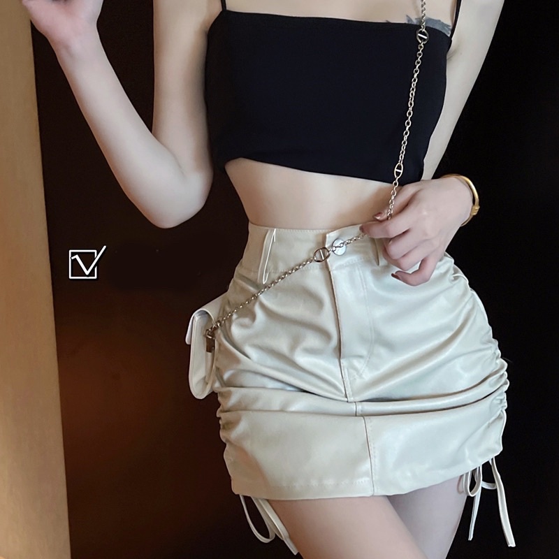 Chân váy thắt dây