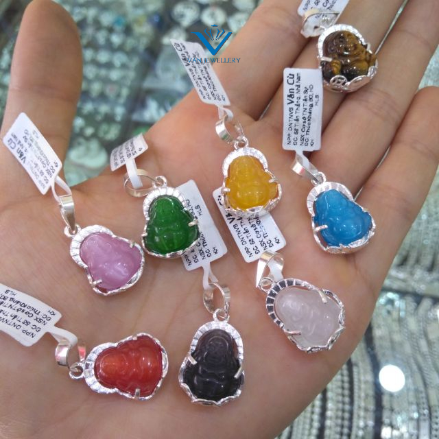 Mặt phật di lặc bọc bạc_VAN Jw