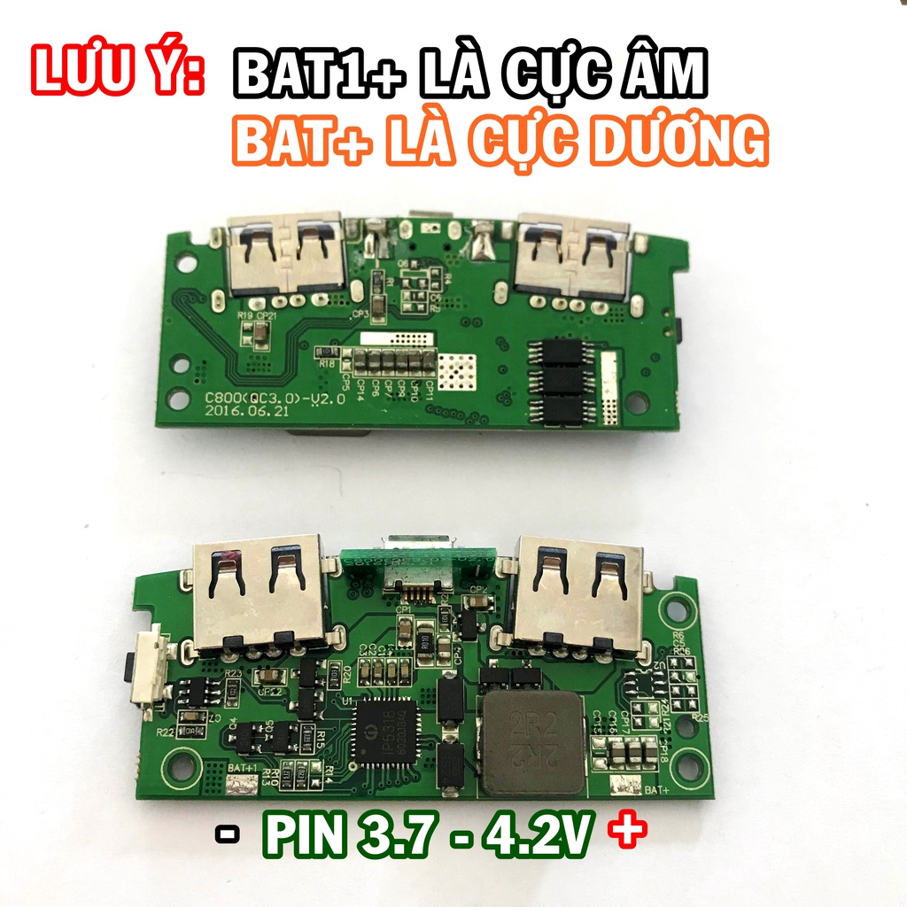 Mạch sạc dự phòng sạc nhanh Qc2.0 Qc3.0 IP5318