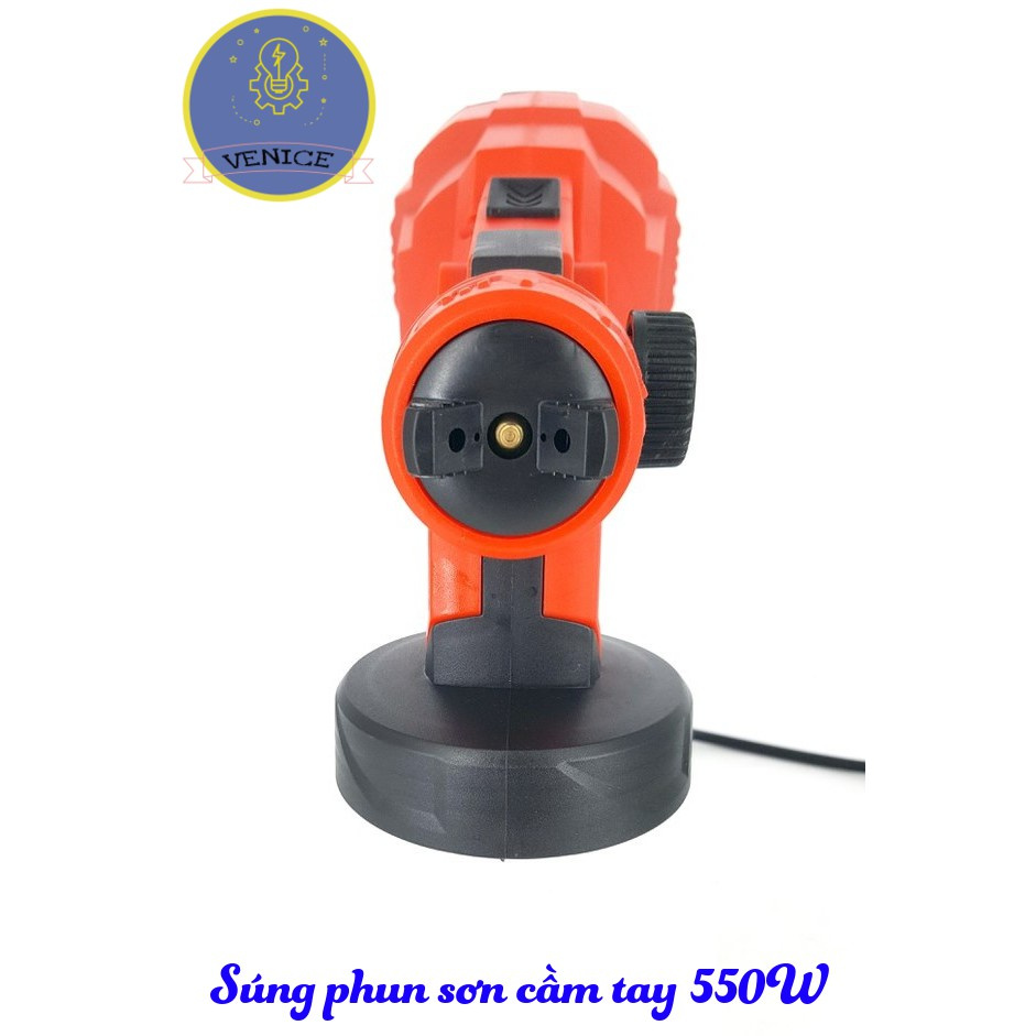 Súng phun sơn cầm tay VENICE- Dùng điện 220V - Công suất 550W - Bảo hành 12 tháng