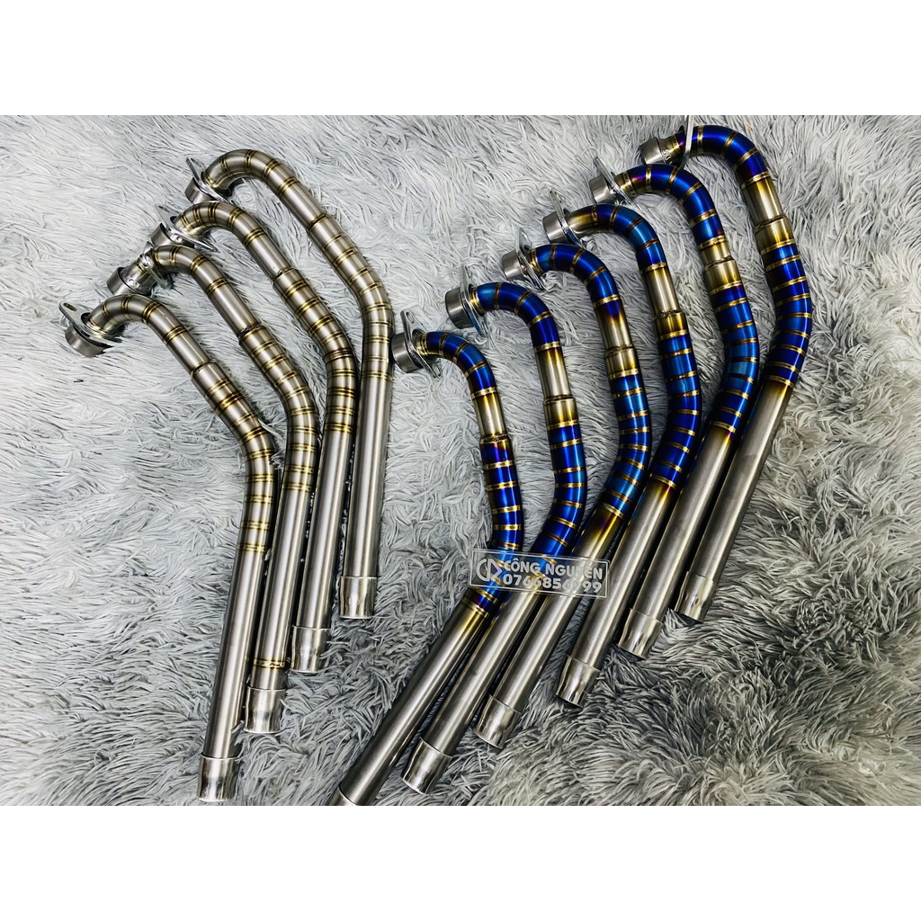 Cổ pô titan ex 2005-2010 bao lên màu