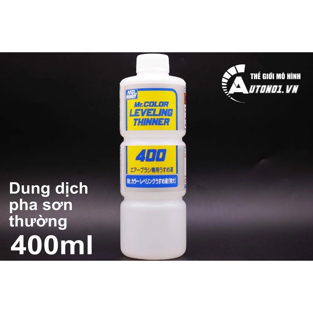 DUNG DỊCH PHA SƠN THINNER LACQUER T104 - T108 - T111 - T117 - LEVELING - RAPID - ACRYLIC 400ML MR.HOBBY