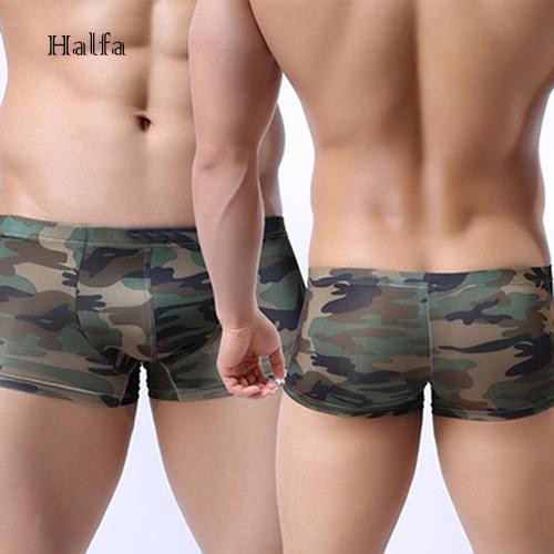 Quần lót hình chữ nhật họa tiết rằn ri gợi cảm cho nam