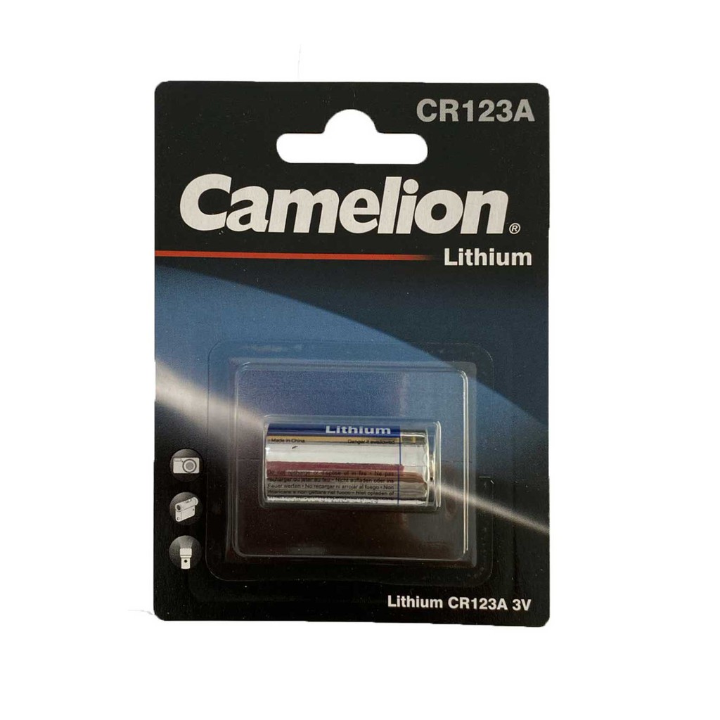 5 viên Pin CR123A Camelion, Pin máy ảnh CR123A lithium 3V