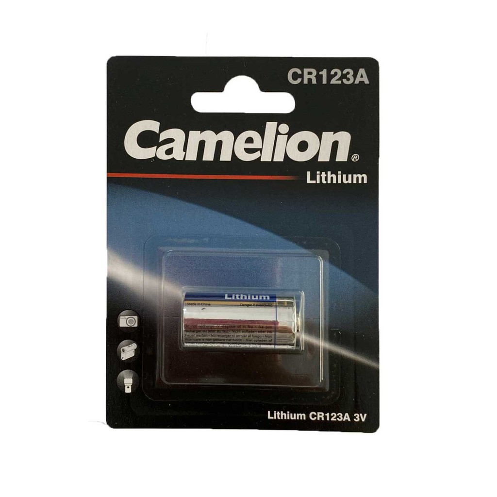 10 viên Pin CR123A Camelion, Pin máy ảnh CR123A lithium 3V