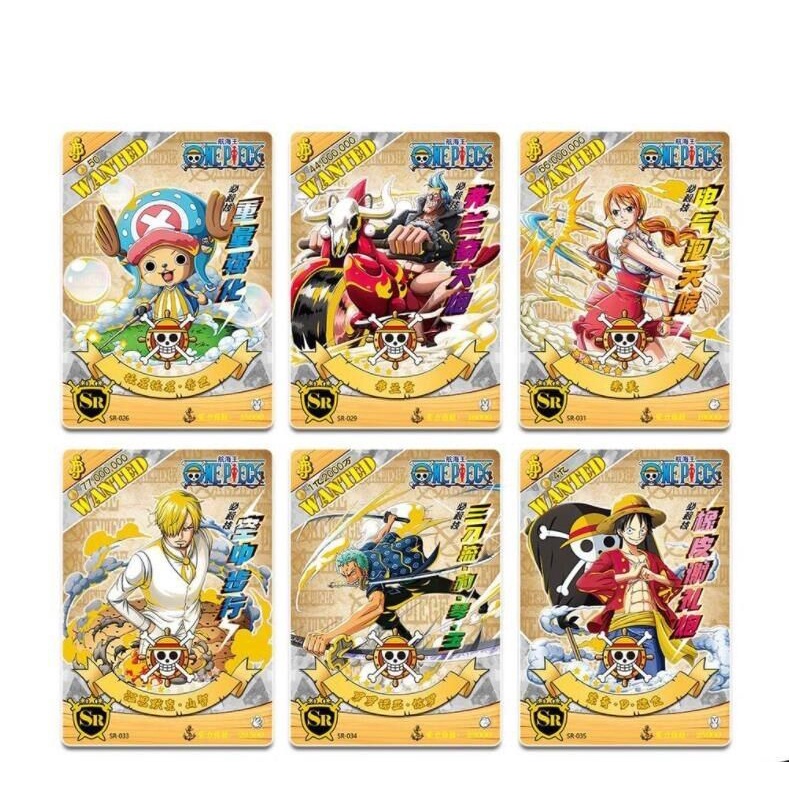 Set 5 ảnh thẻ nhân phẩm Anime One Piece ngẫu nhiên Cao Cấp Siêu Đẹp
