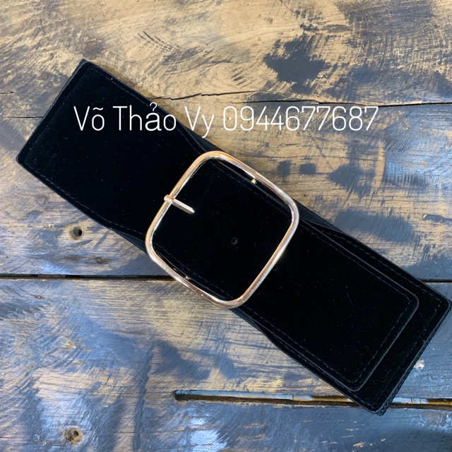 Đai váy nhung bản 7 cm