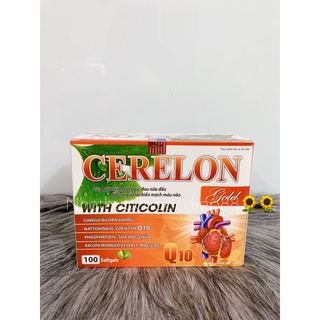 Viên uống CERELON GOLD giúp bổ não hoạt huyết ( H/100 viên)