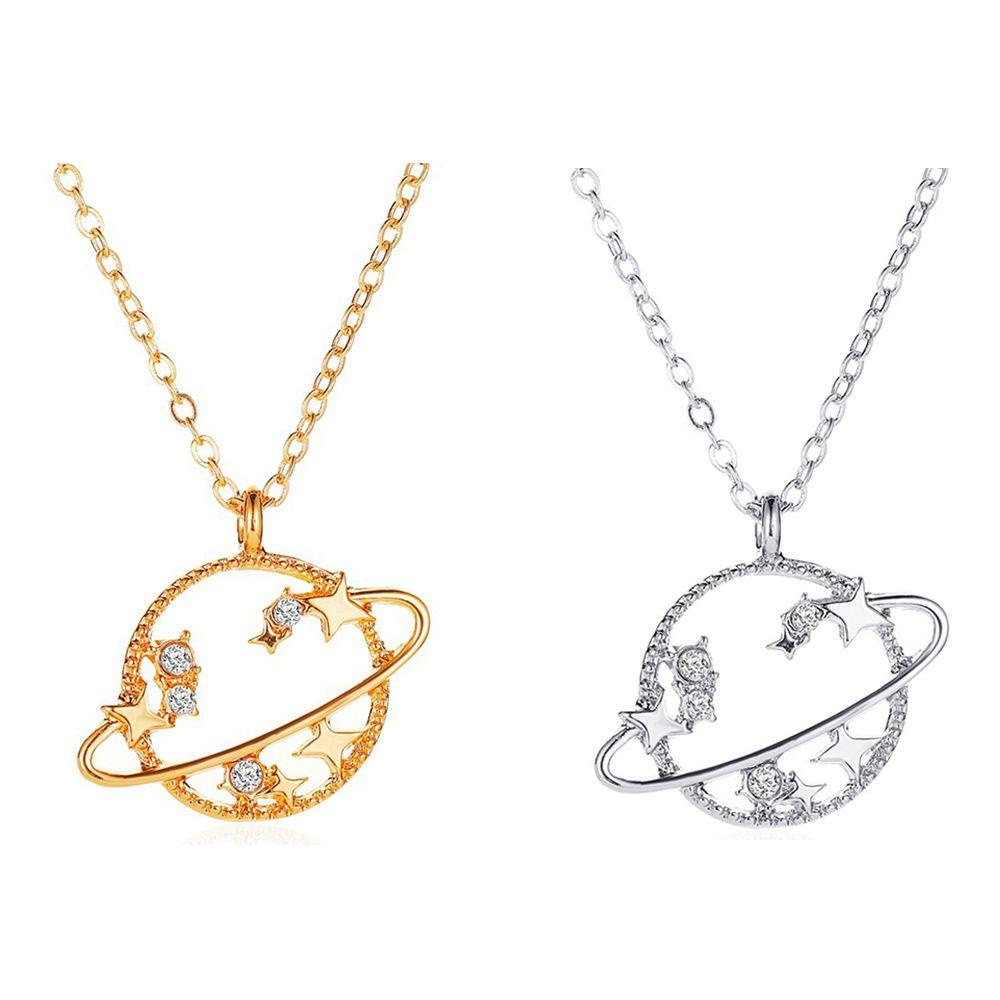 Vòng cổ Mặt Hình Hành Tinh Đơn Giản