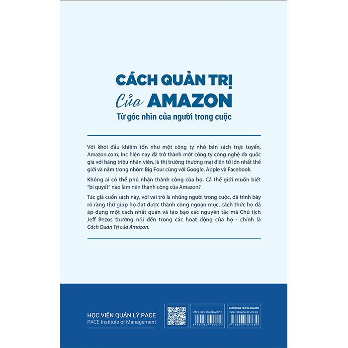 Sách - Cách Quản Trị Của Amazon