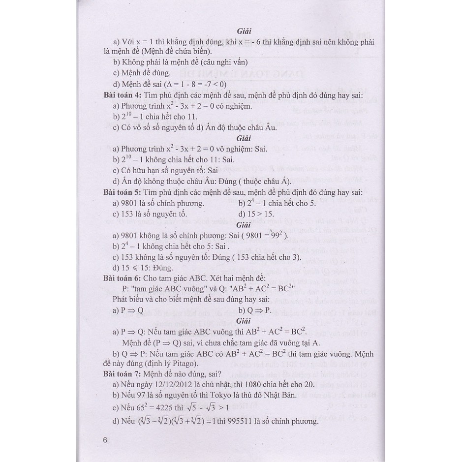 Sách - Phương pháp giải các chủ đề căn bản Đại số 10 (Tái bản 2).