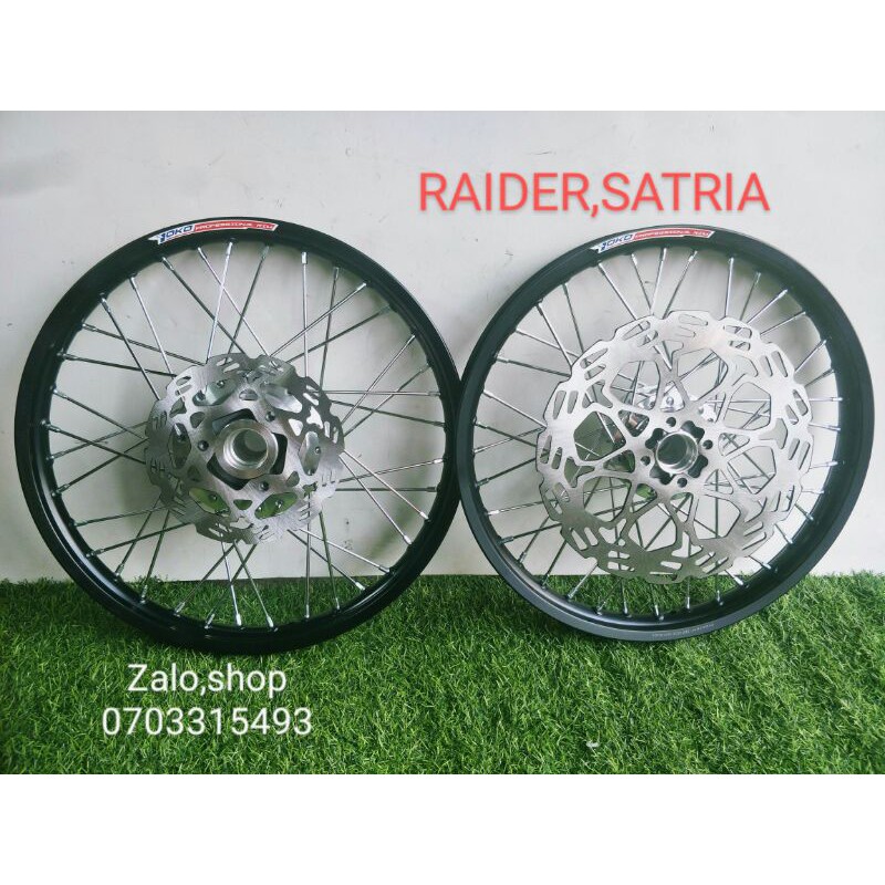 BÁNH CĂM RAIDER SATRIA NIỀNG YOKO 1.4 1.4 CĂM ĐÙM MẠ CROM FUL ĐĨA TÙY CHỌN PAT NGÔI SAO
