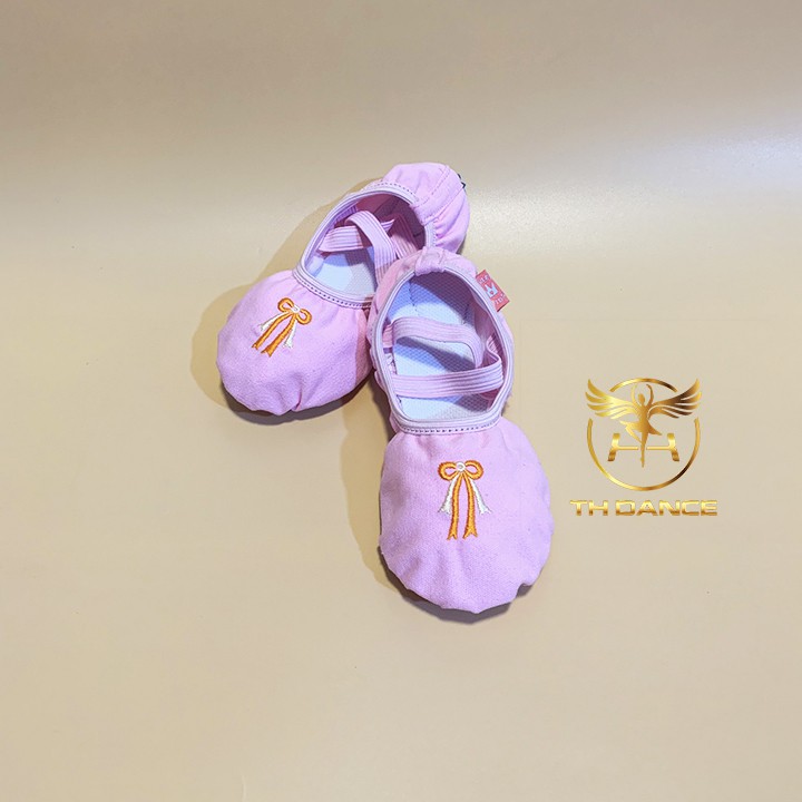 Giày múa ballet trẻ em GC03 Giày múa ballet màu hồng
