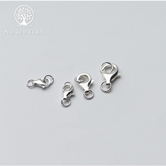 Khóa bạc móc càng cua - NQ Jewelry