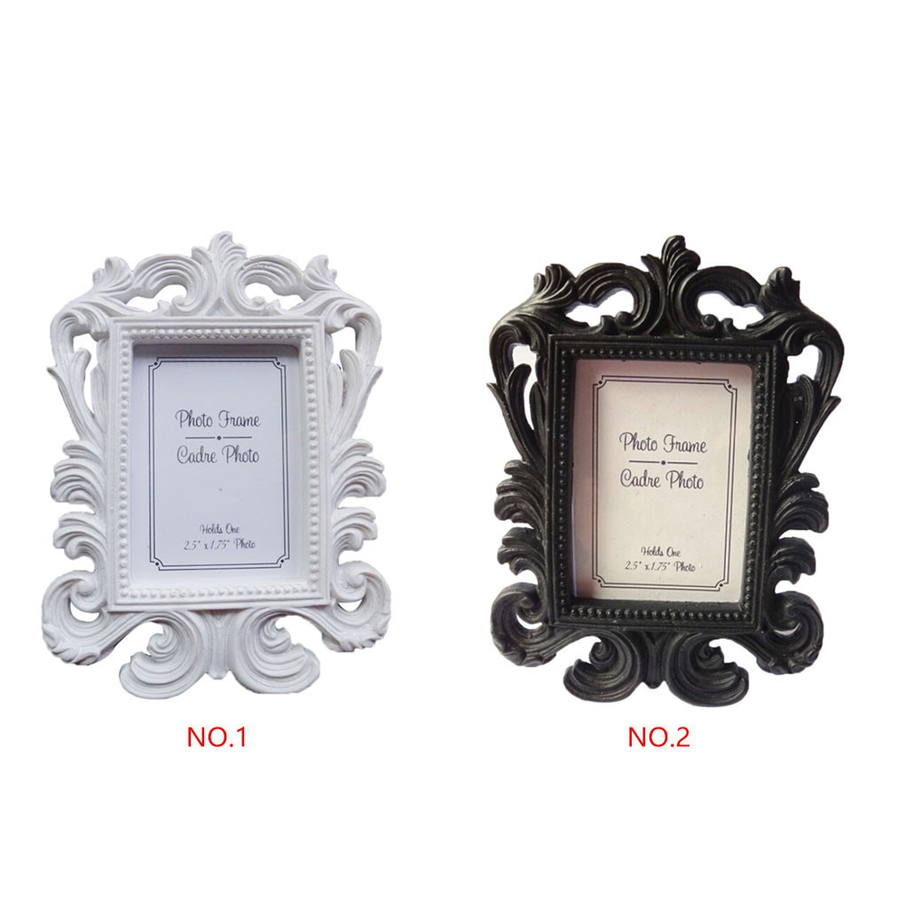 Khung ảnh hoa trang trí màu đồng phong cách Retro