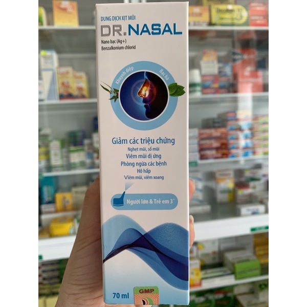 Dr. NASAL Dung Dịch Xịt Mũi Nano Bạc