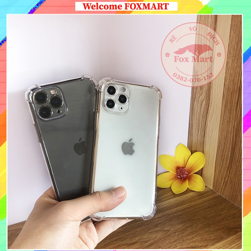 Ốp Chống Sốc Silicon Dẻo Trong Suốt Full Các Dòng Iphone 6/7/8/x/xs/11/12/s/plus/splus/mini/pro/max/promax