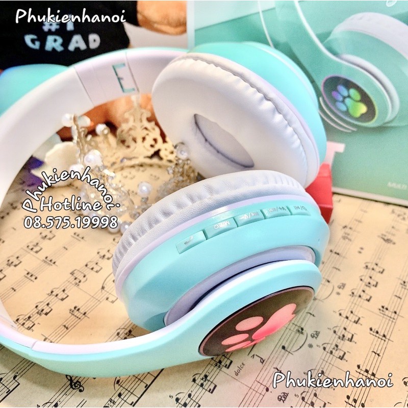 Tai Nghe Mèo Không Dây , Chụp Tai Mèo STN28 , Bluetoth 5.0 , Có mic đàm thoại | BigBuy360 - bigbuy360.vn