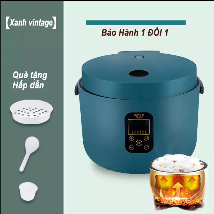 Nồi Cơm Điện Tử Mini Đa Năng Giá Rẻ JIASHI 3L 6 Chức Năng Cho 1-3 Người Hàng Nội Địa Cao Cấp NCD03