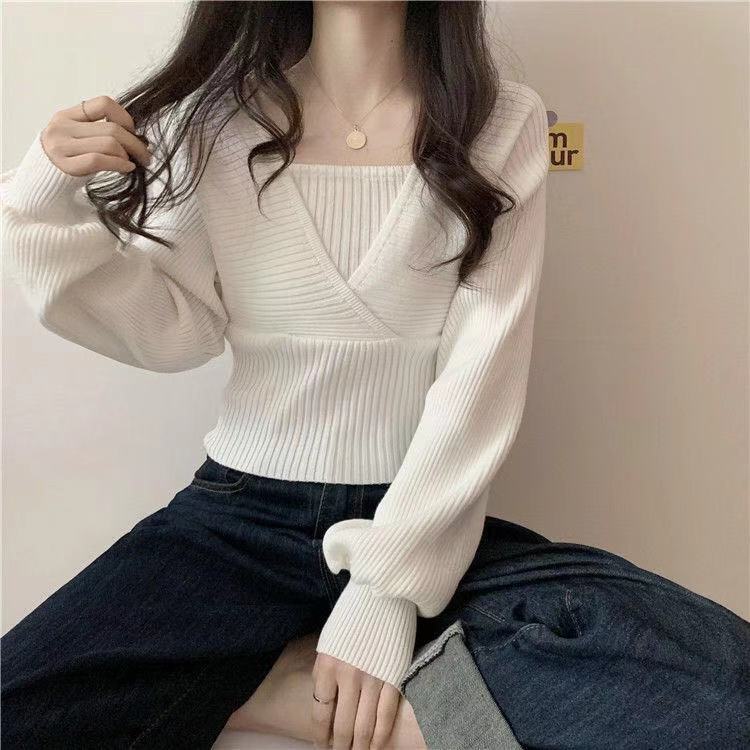 Áo Thun Tay Dài Cổ Chữ V Thời Trang Cho Nữ