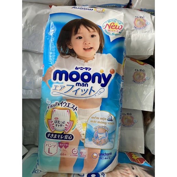 [ Mua 5 gói tặng 1 bộ lego]Tã dán/ Tã quần Moony các size Nb90/ S84/ L44/ XL38/ XXL26