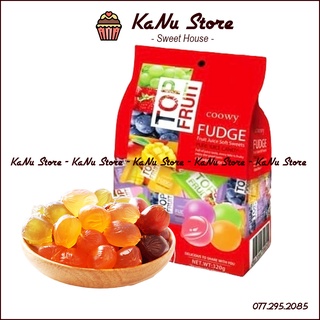 Kẹo dẻo mix 3 vị trái cây Top Fruit Fudge Thái Lan 320g