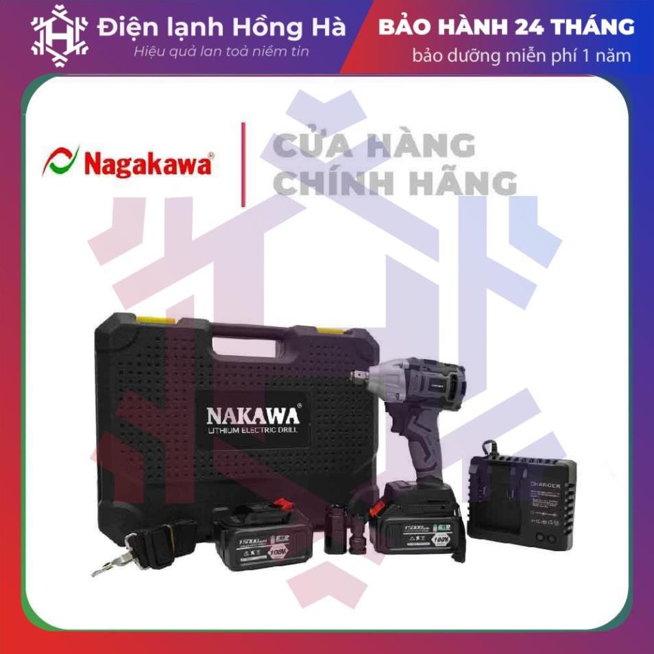 Bulong Nakawa 600N  | Siết mở bulong, khoan sắt, gỗ, bắt vít, bắn tôn... |  (2 nấc, hãm bằng điện), có chế độ auto-stop